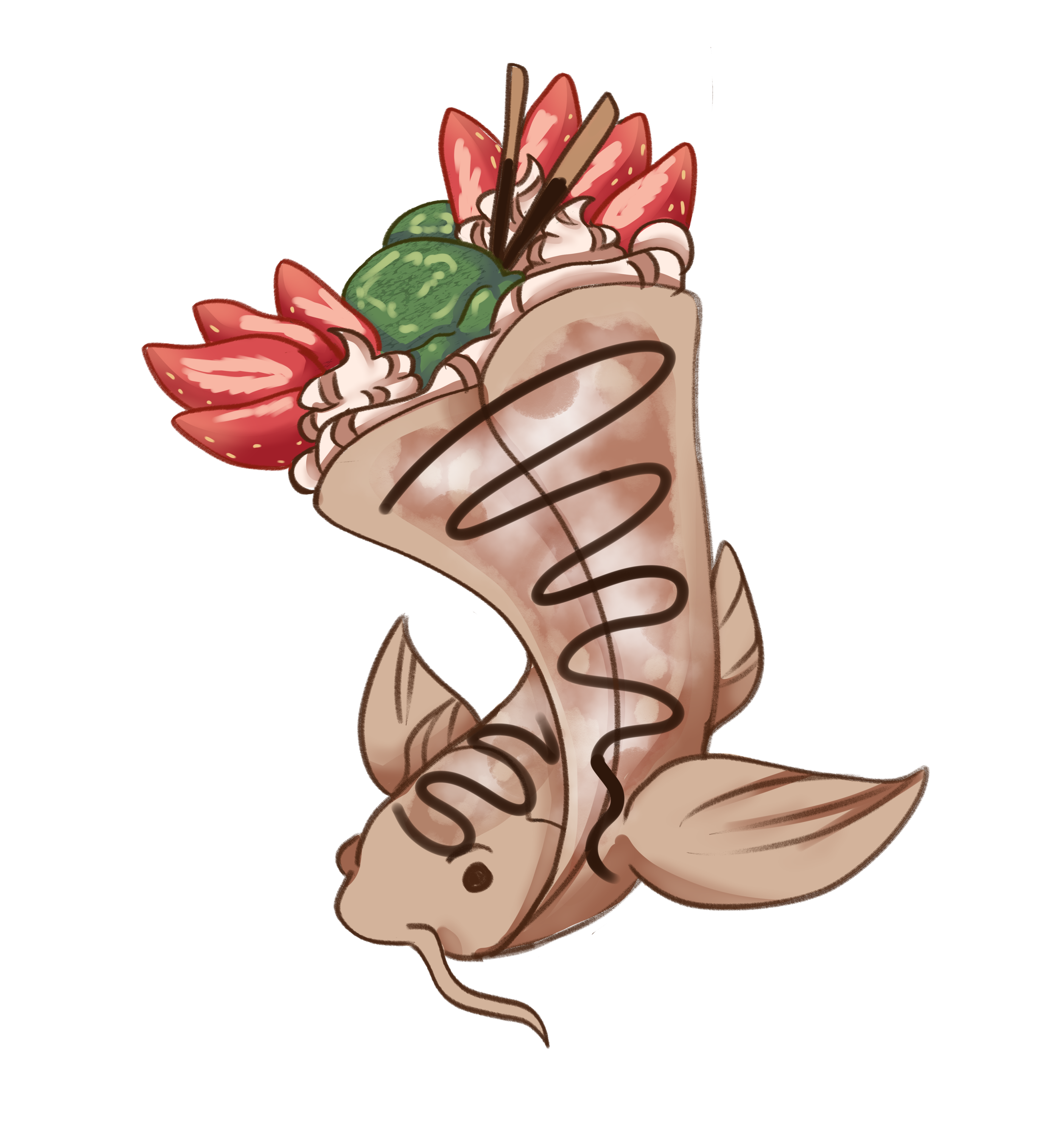 Crepe koi