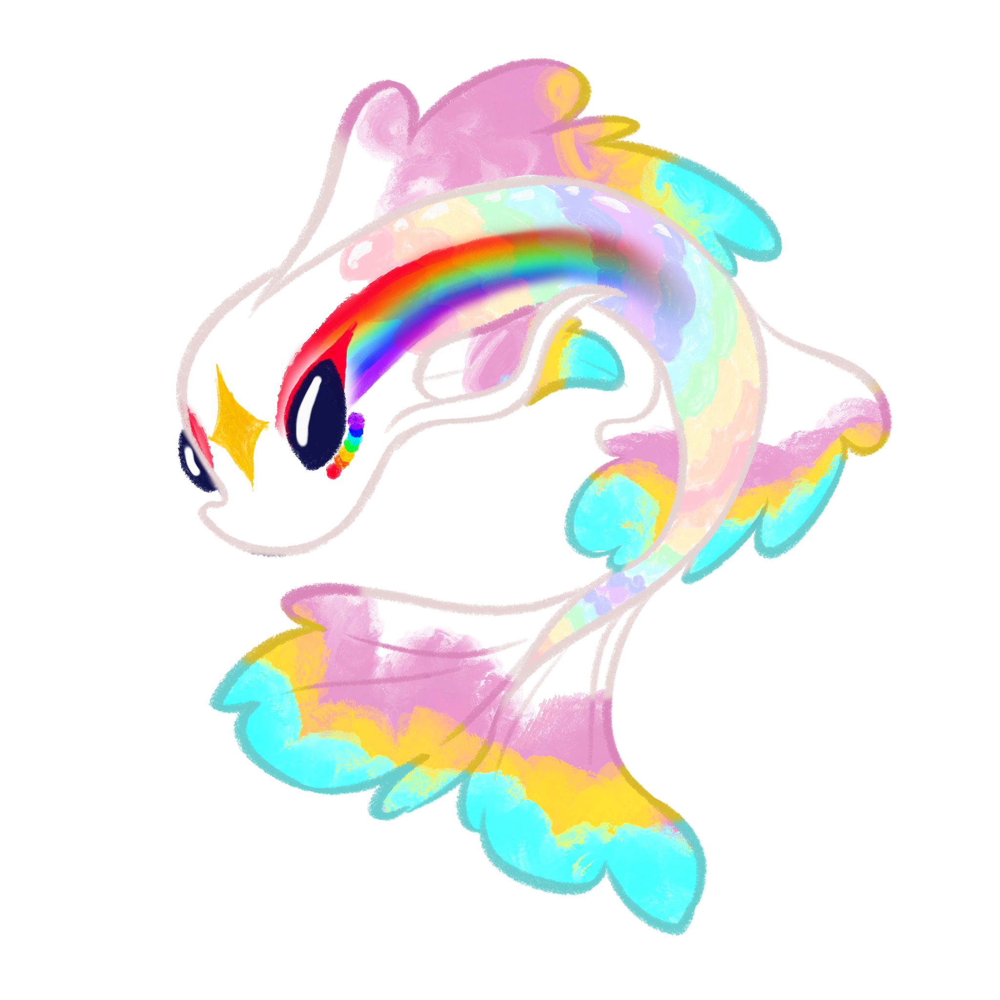 Rainbow koi